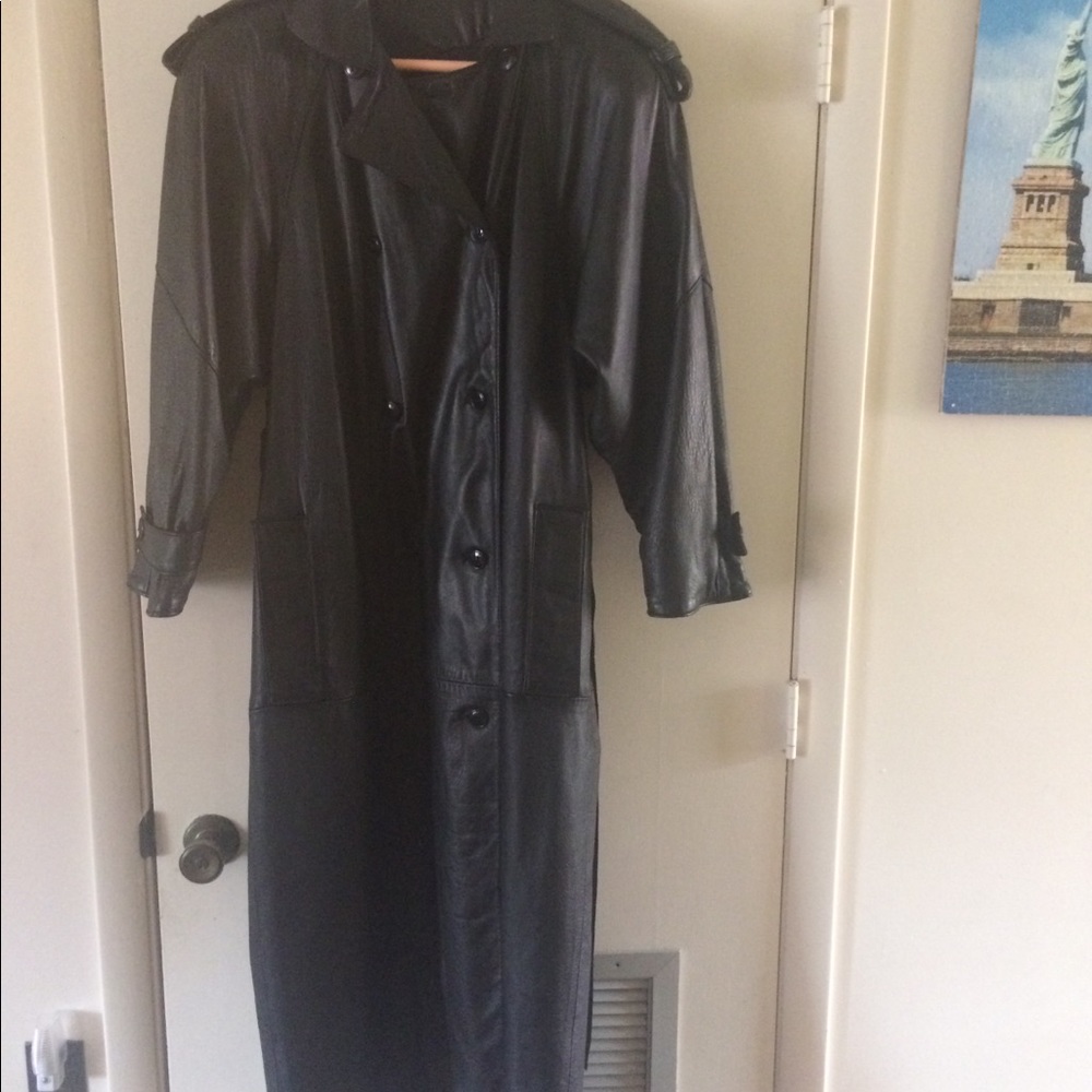 Leather Woman’s Coat